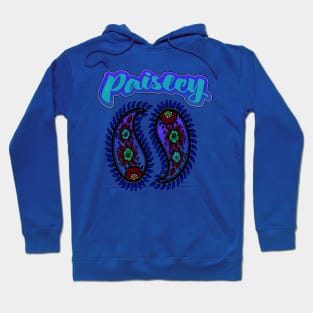 Paisley Blue Hoodie